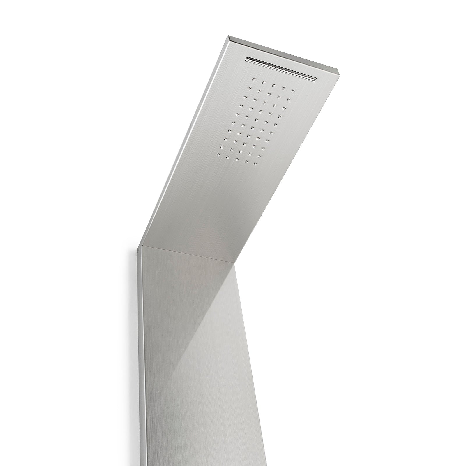 SIHLA Duschsäule aus gebürstetem Stahl