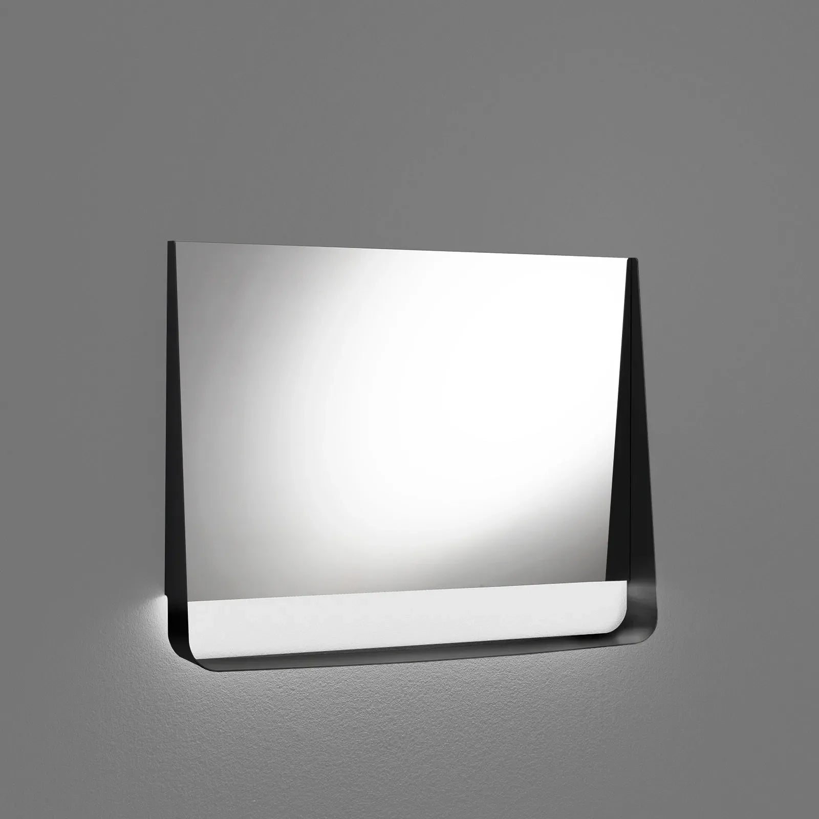 Specchio con mensola e led WING120