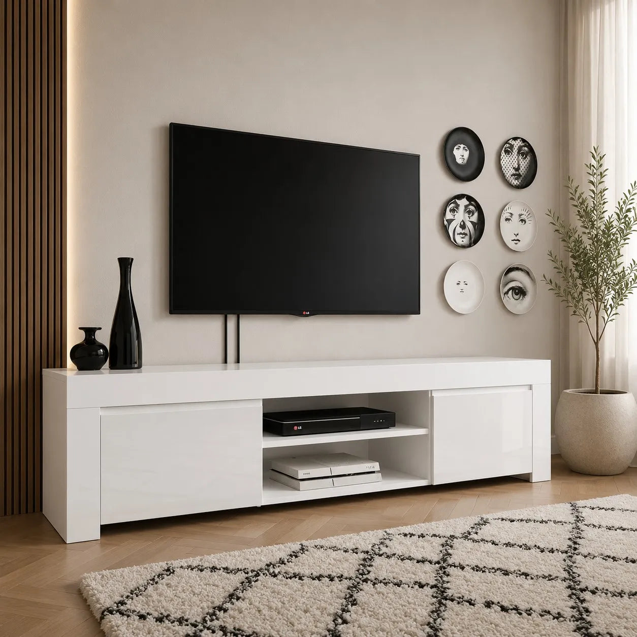 White AMBER TV stand