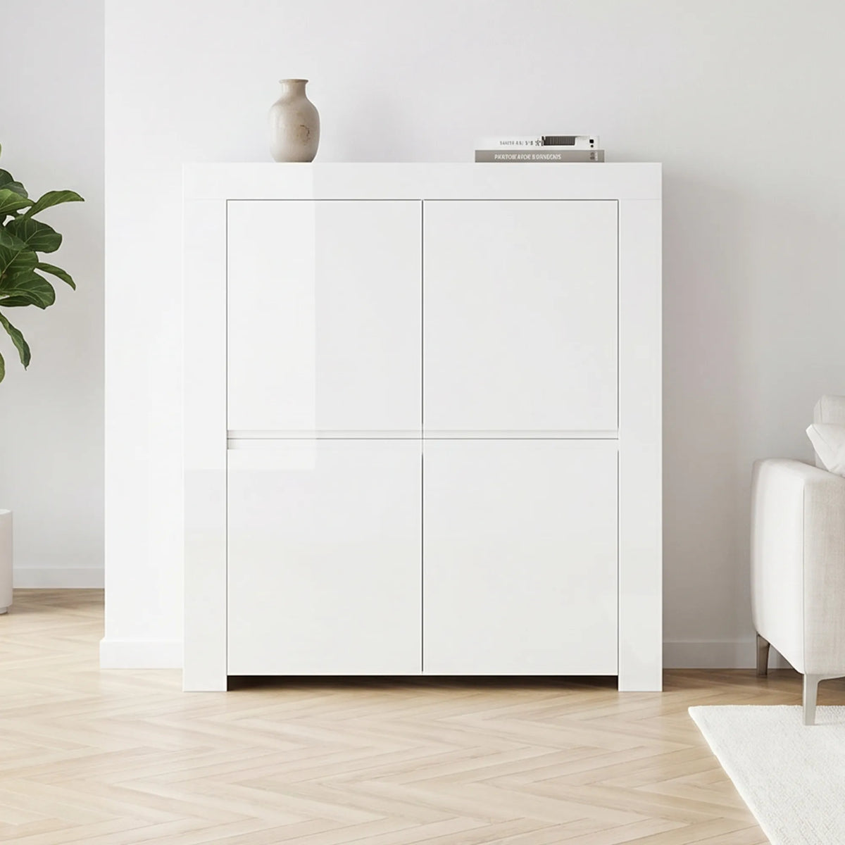 Credenza AMBER | Bianco