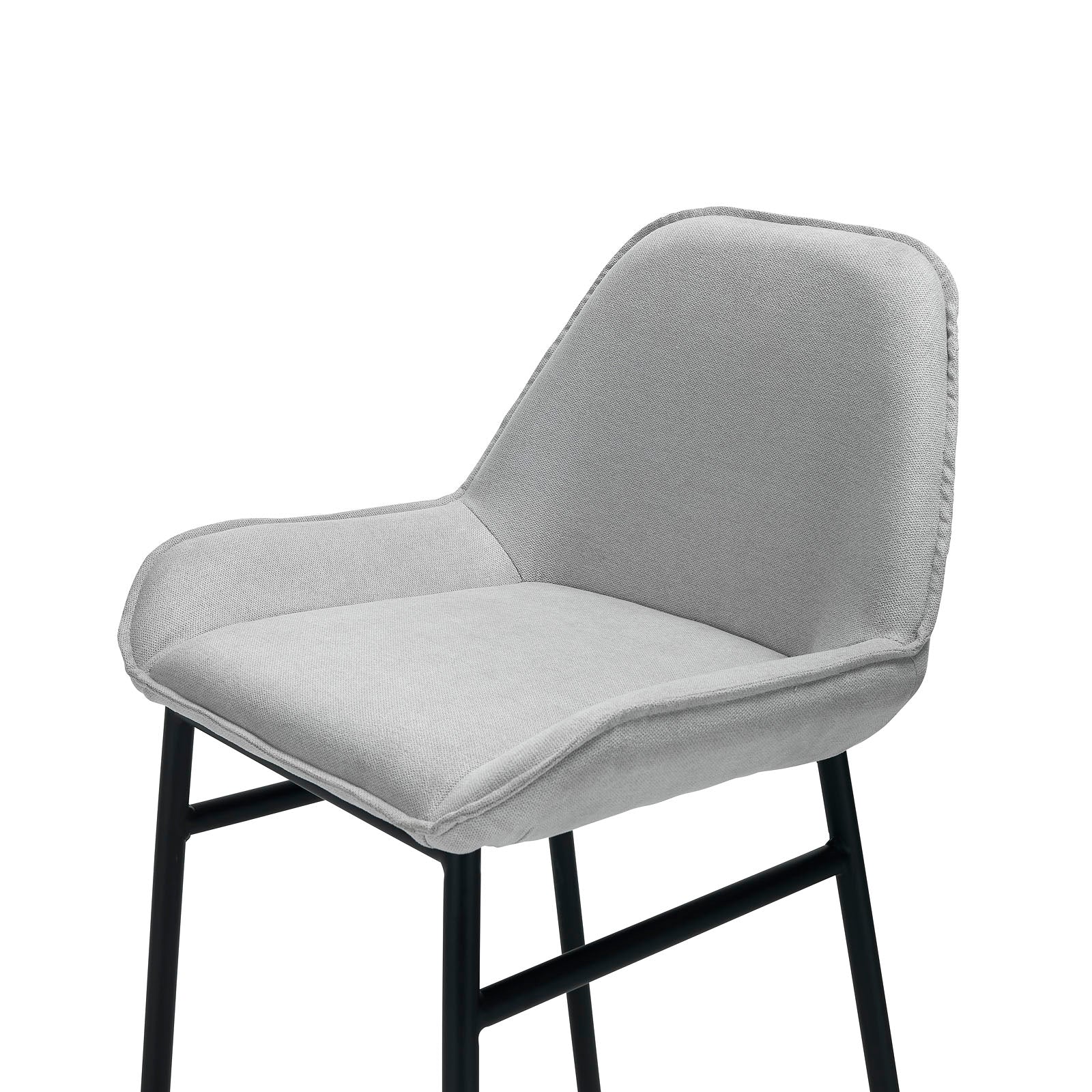 Set 2 Sgabelli MONTGOMERY grigio chiaro