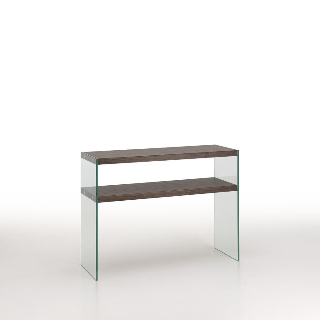 Walnut console w/ shelf SAL