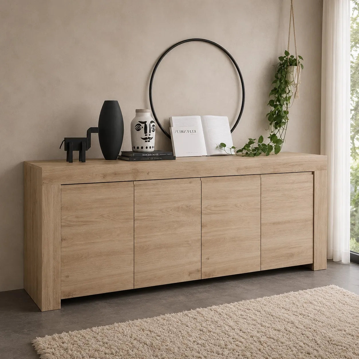 PANAMA sideboard in dark oak