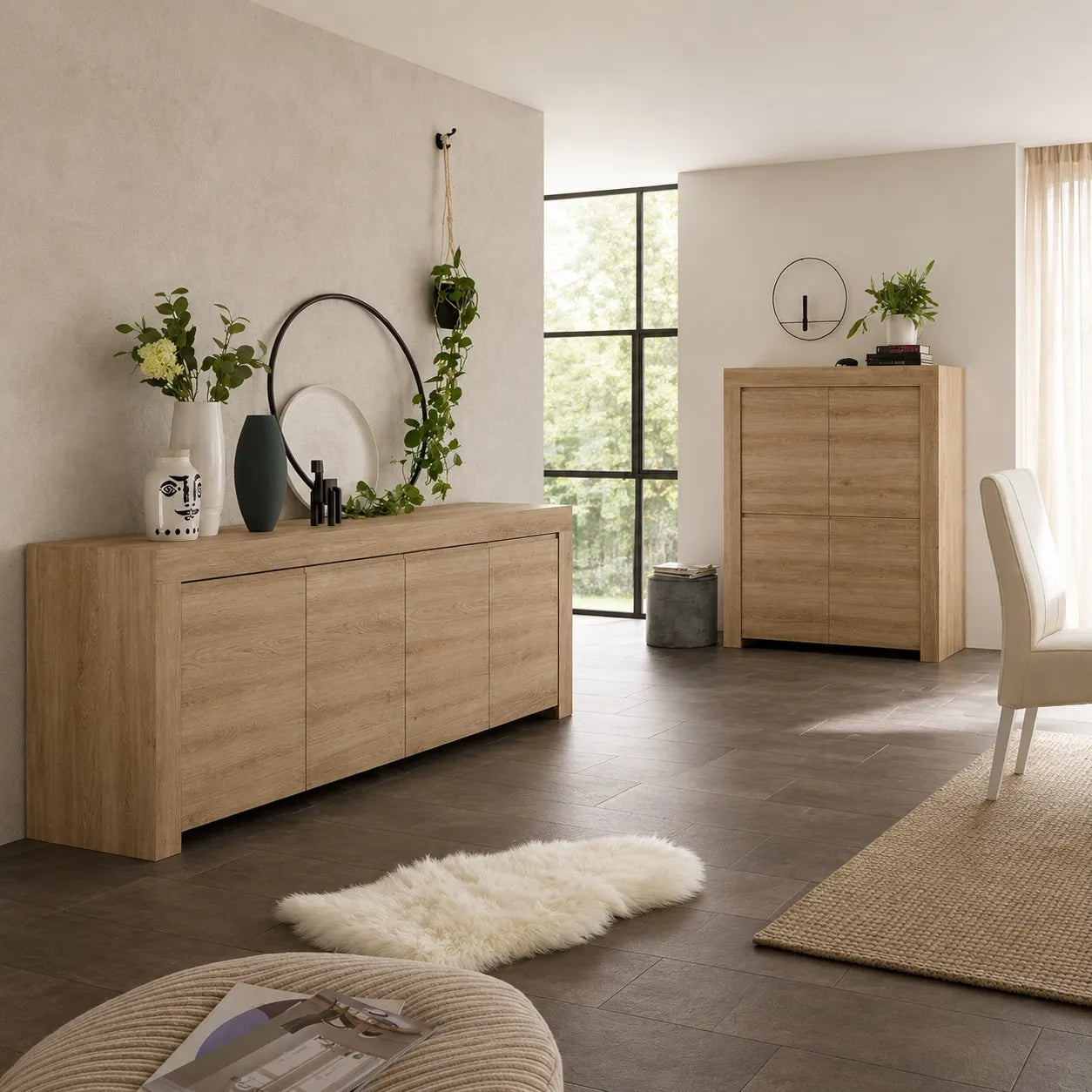 PANAMA sideboard in dark oak
