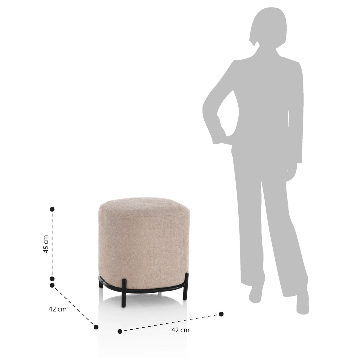 VANITY ottoman