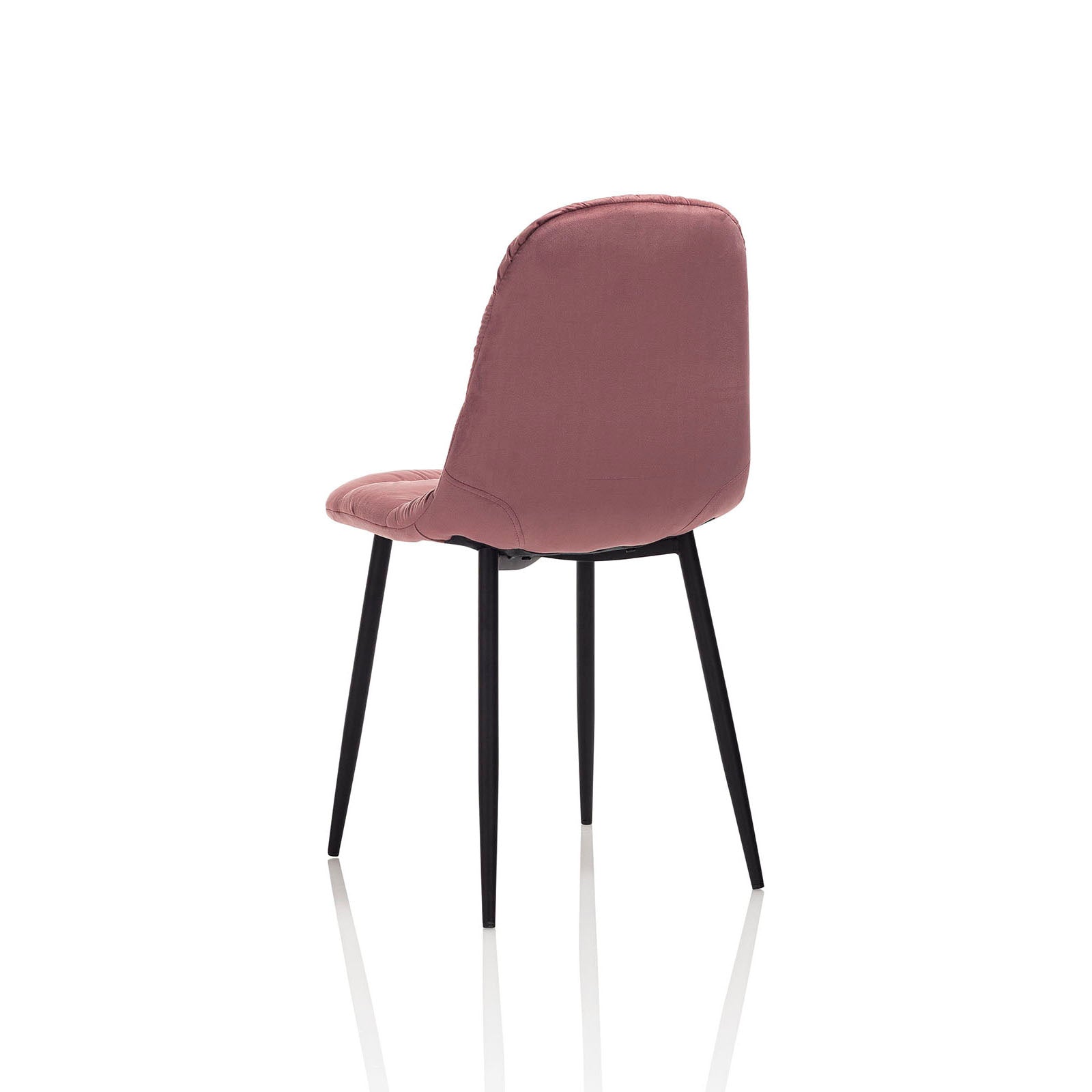 Set of 4 powder pink SANDY chairs
