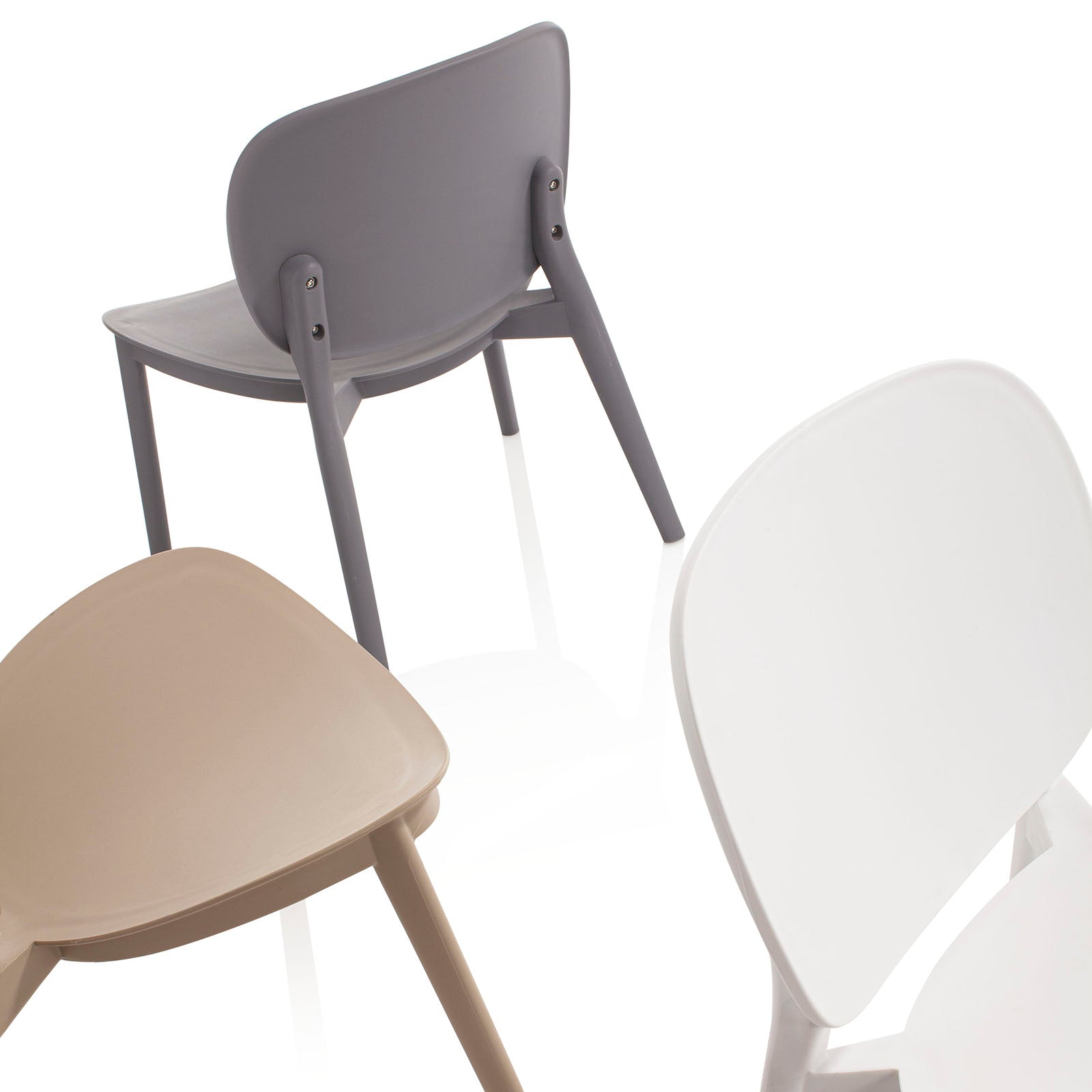 Set 2 Sedie da interno/esterno MAHON grigio