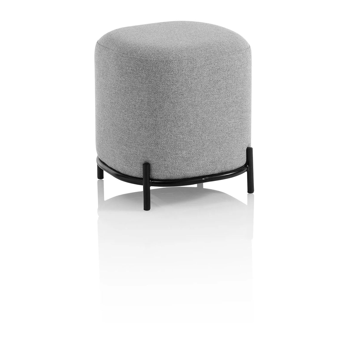 Light gray VANITY ottoman