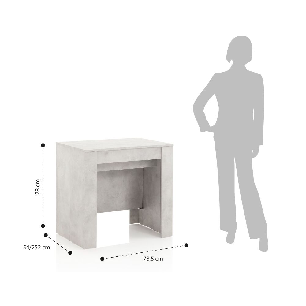 STRETCH concrete extendable console