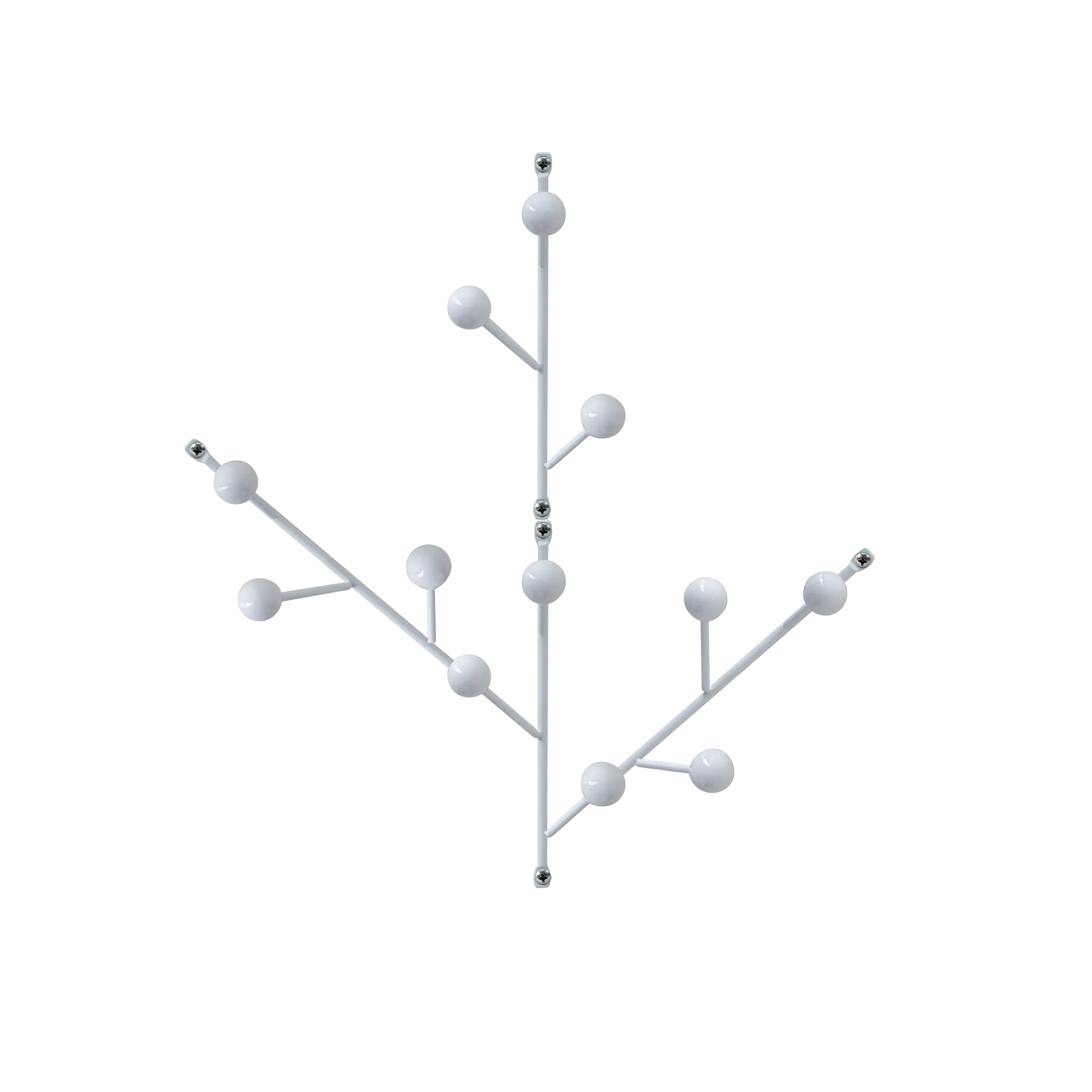 Set mit 4 weißen KI-Kleiderbügeln