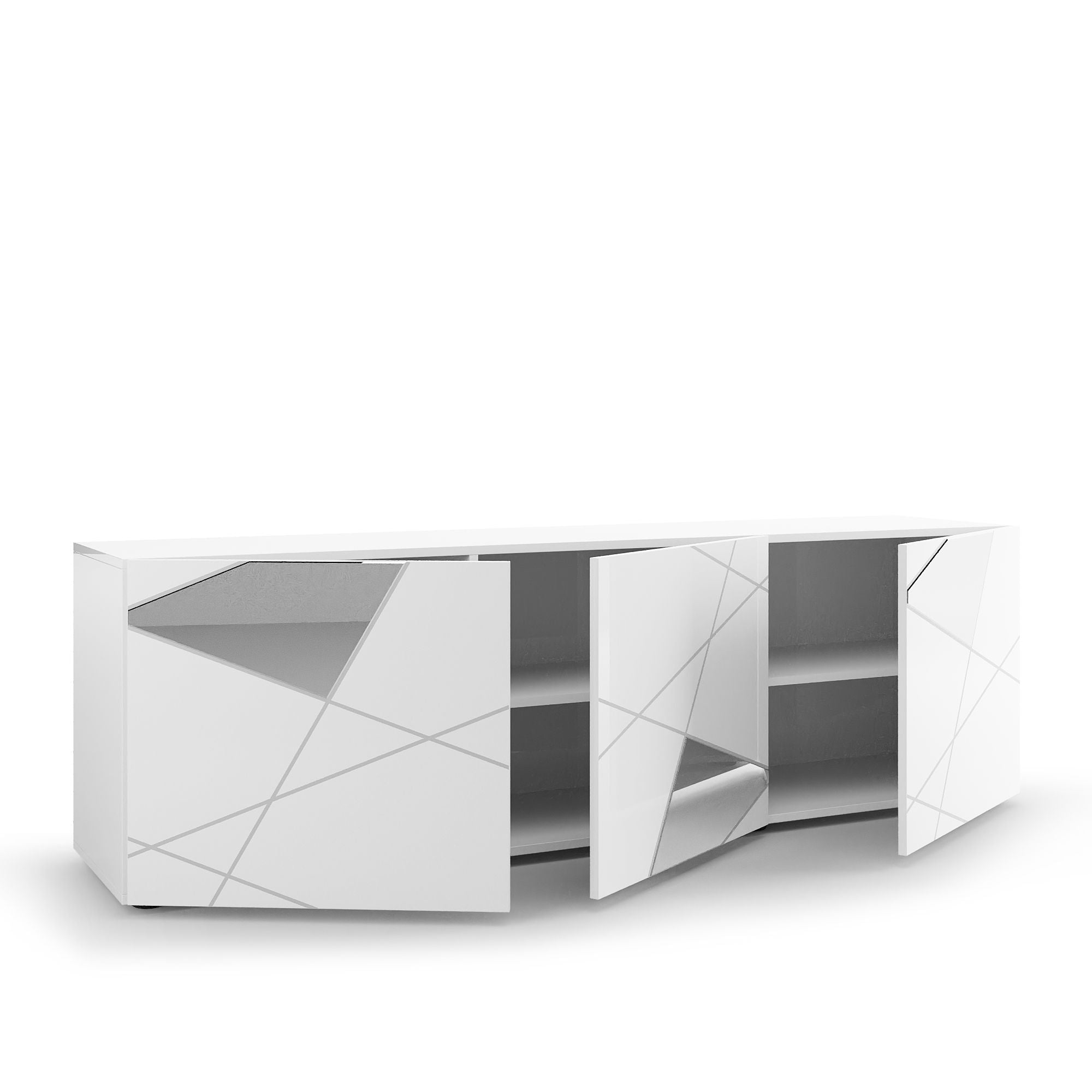 GRIMILDE TV stand white