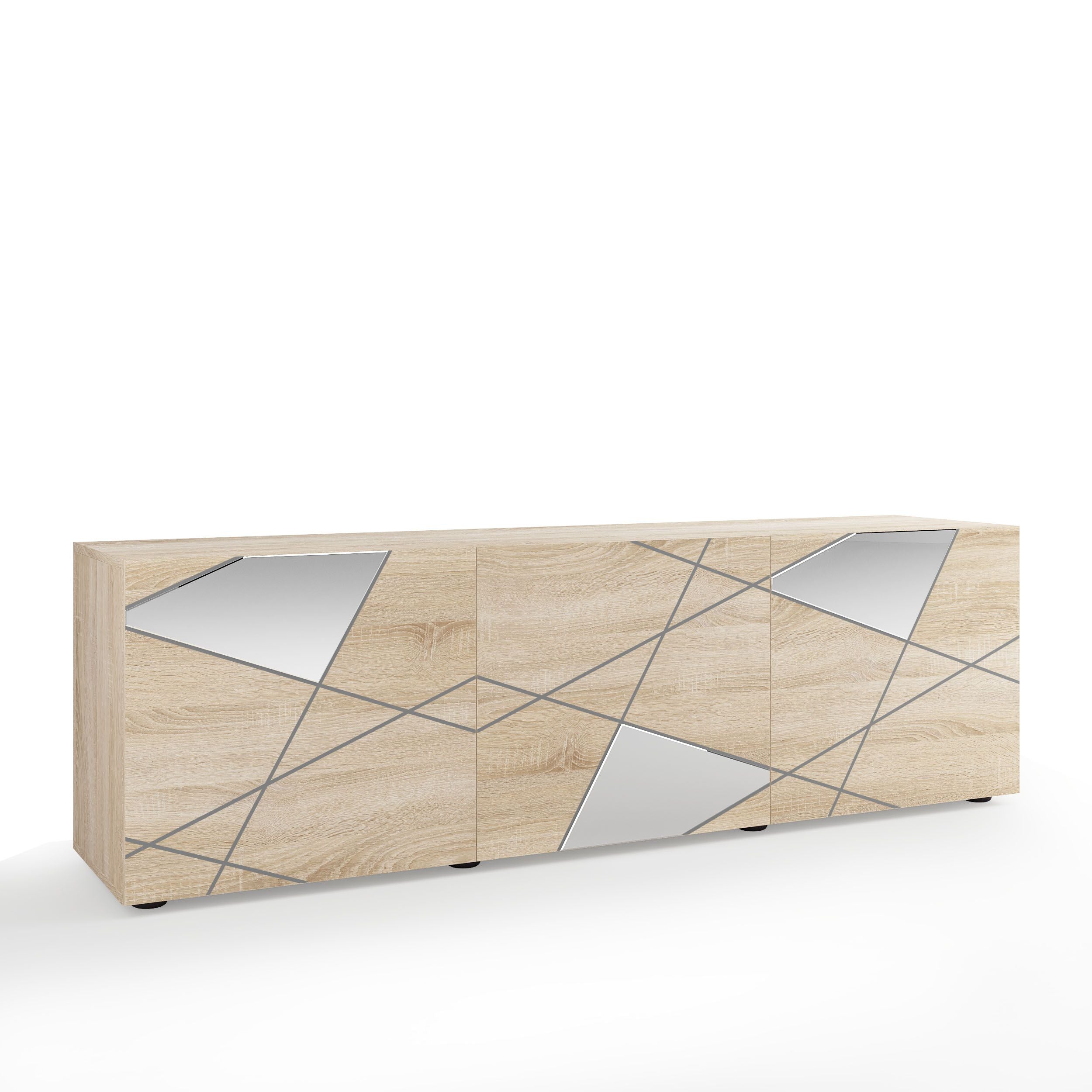 GRIMILDE oak TV stand