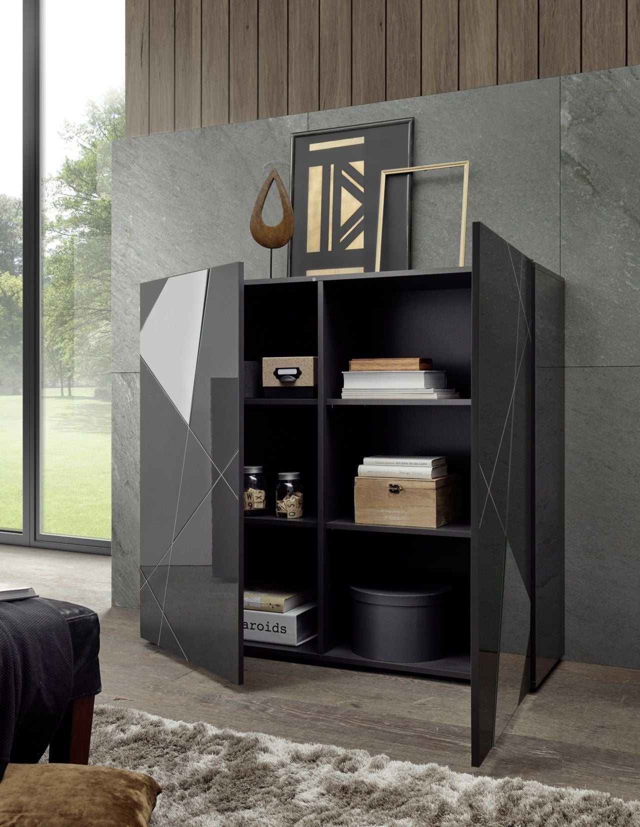 GRIMILDE sideboard grey