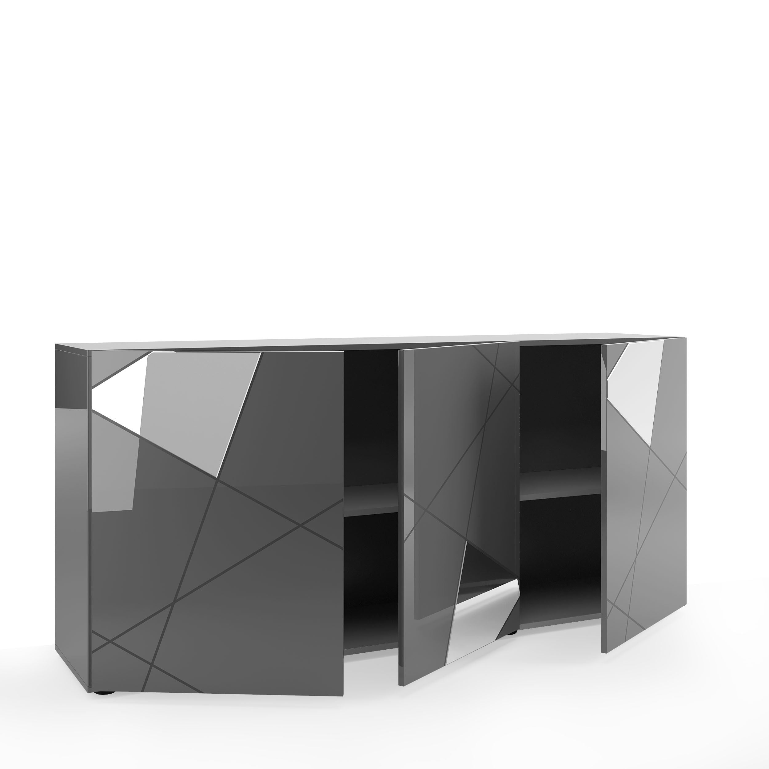 GRIMILDE gray buffet