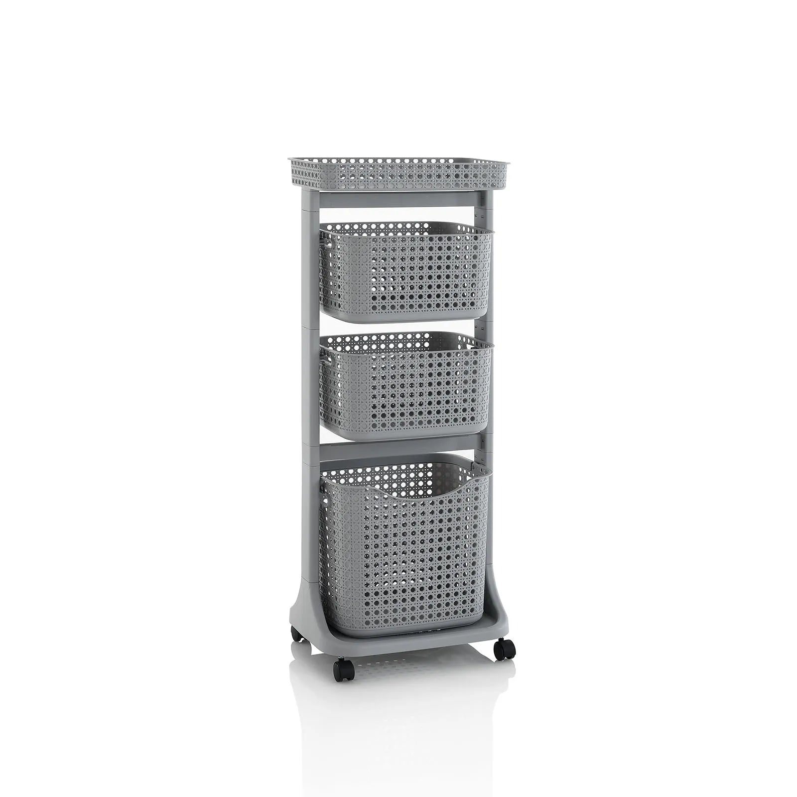 Carrello lavanderia 3 cesti HUY