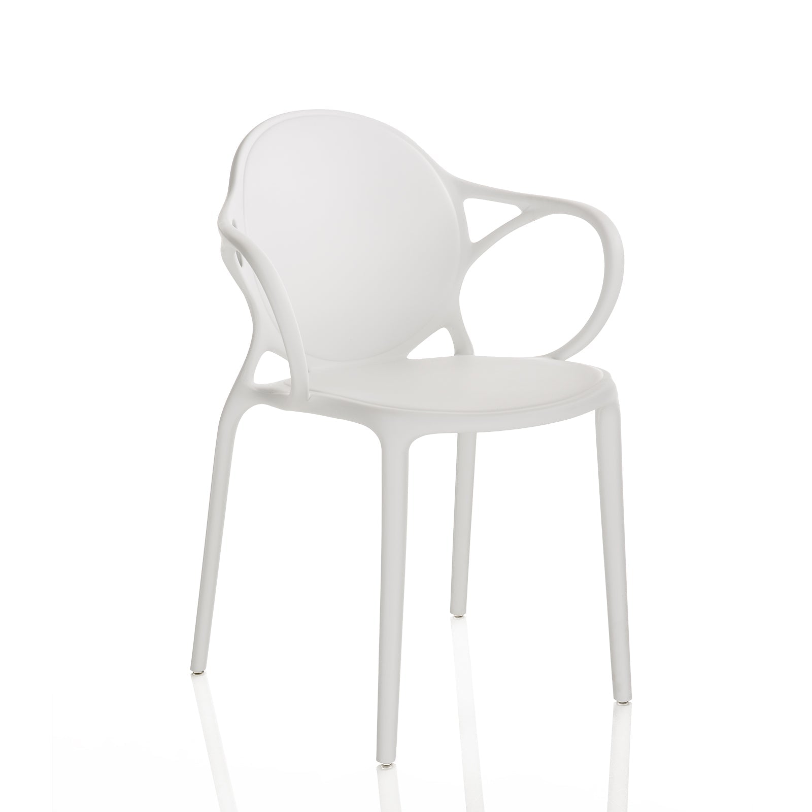 Set 4 Sedie da interno/esterno MILANO bianco