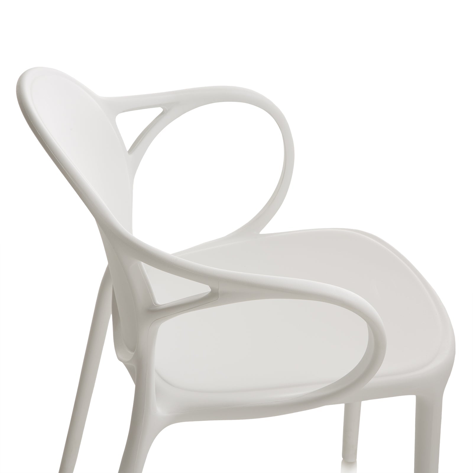Set 4 Sedie da interno/esterno MILANO bianco - 3