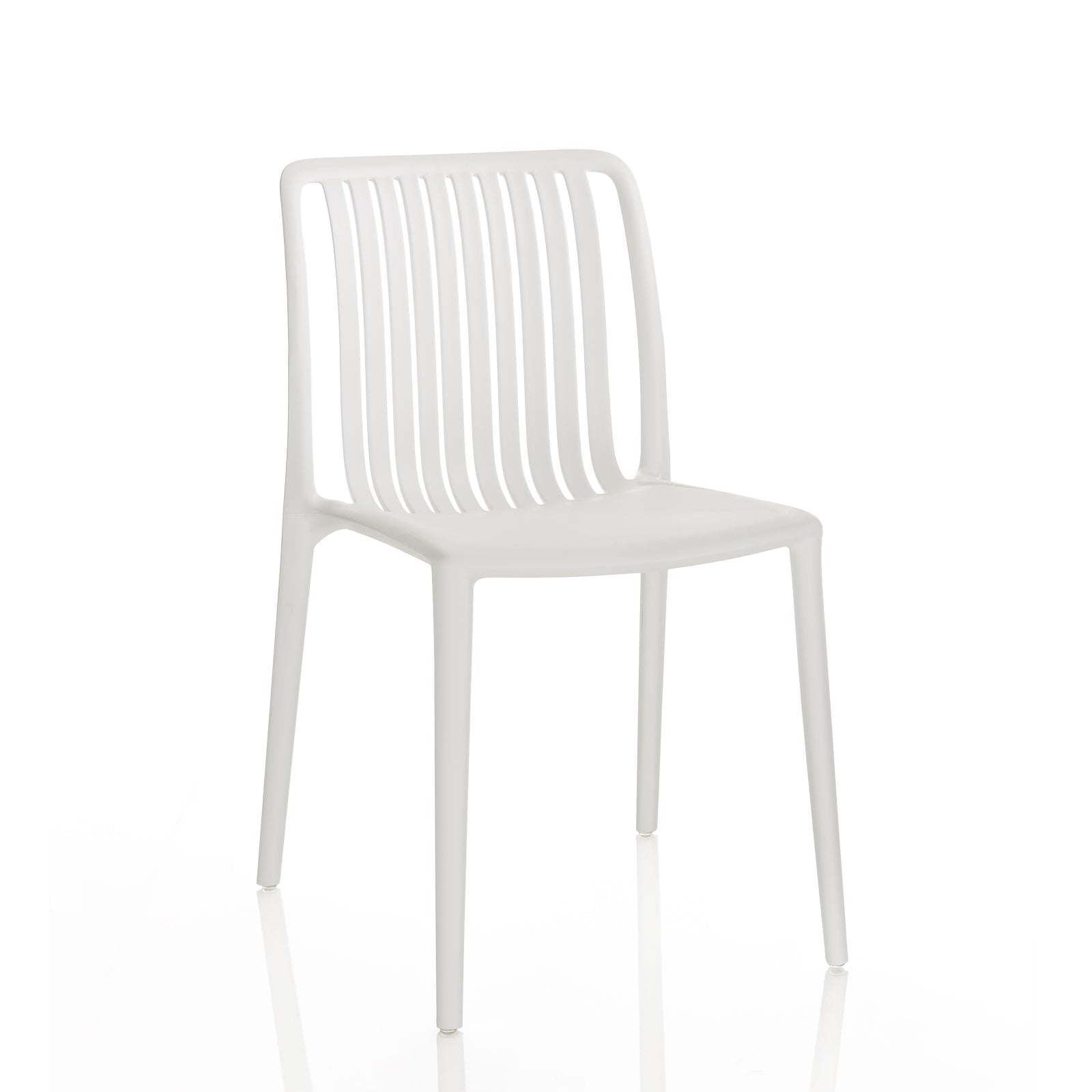 Set 4 Sedie da interno/esterno SIVIGLIA bianco