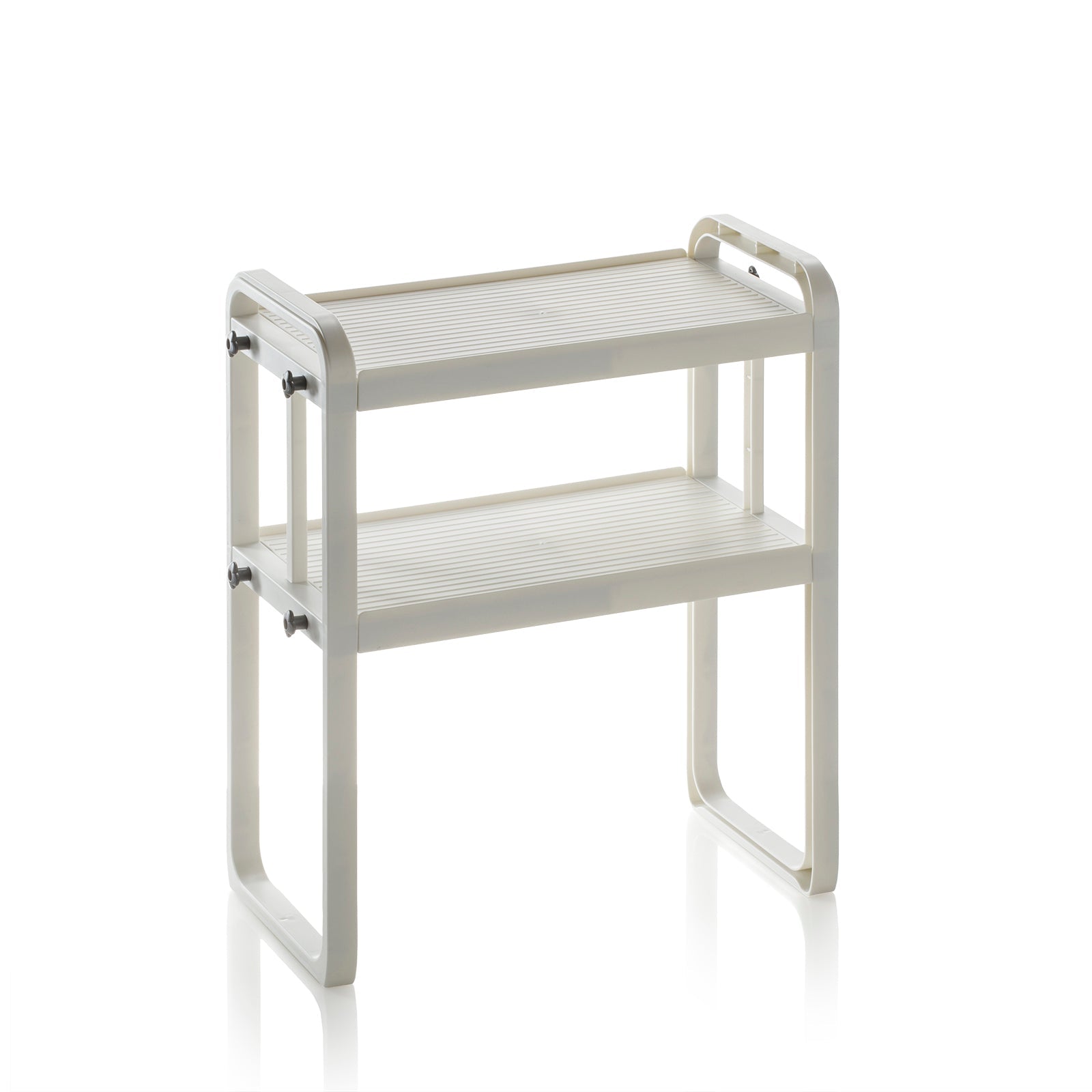 Organizzatore 2 ripiani per scaffali YURT bianco
