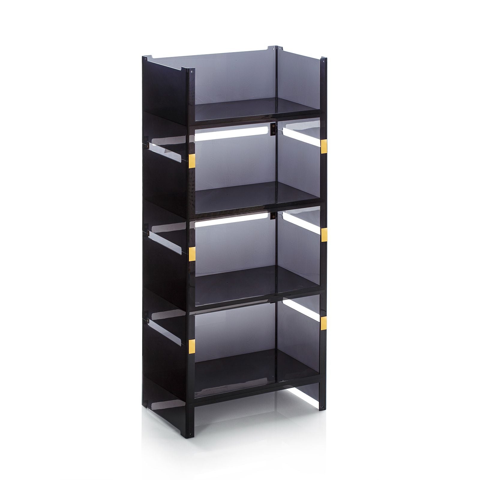 GORNY 4-Fach Regal schwarz