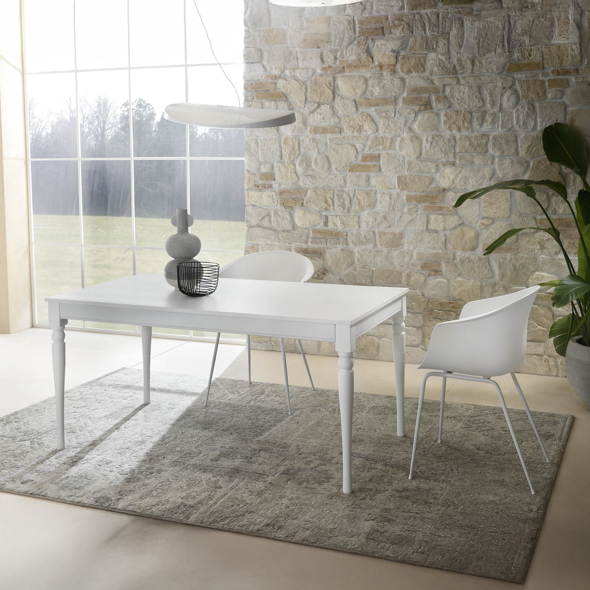 Tavolo allungabile BRISTOL | Bianco