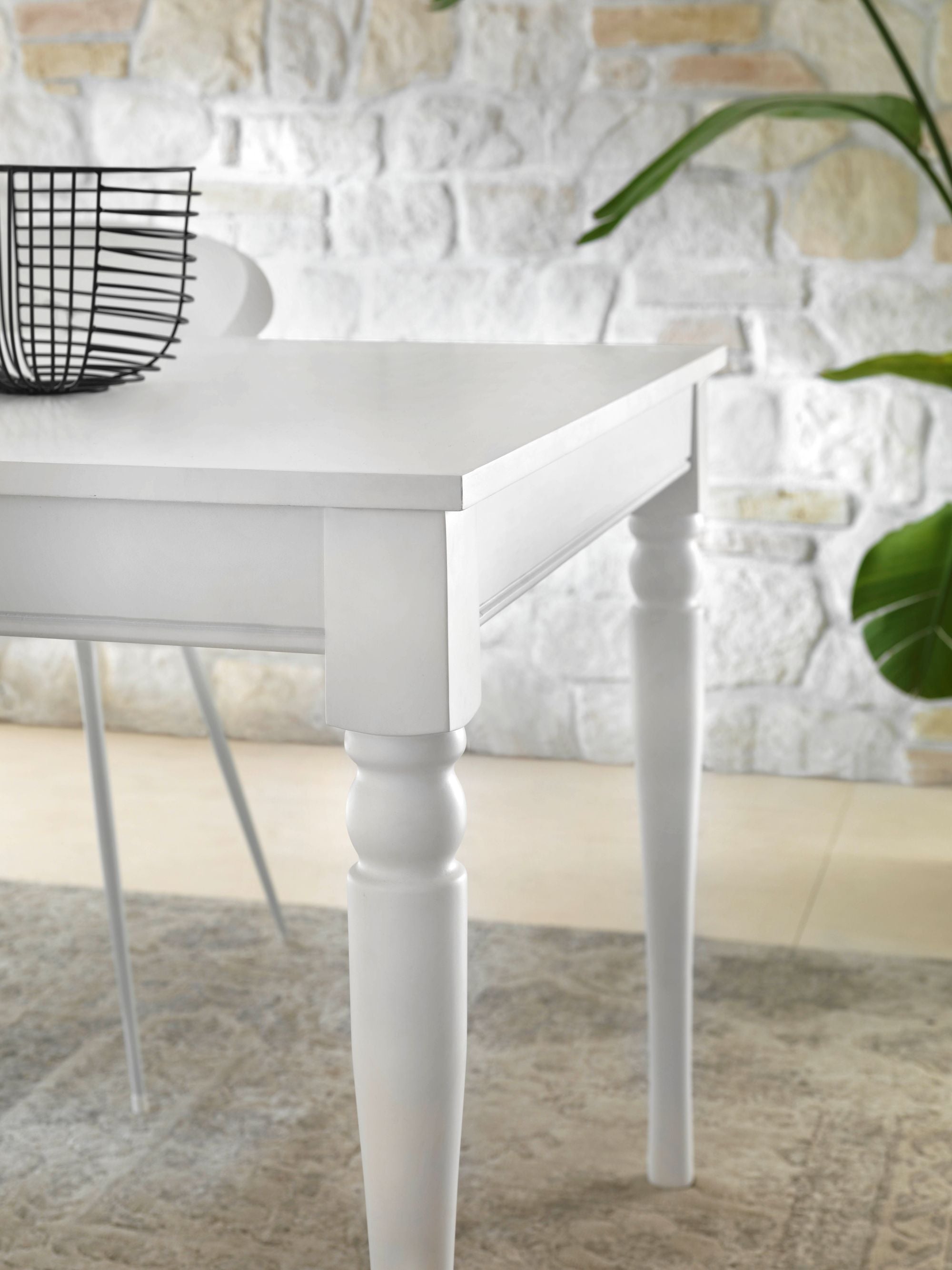 Tavolo allungabile BRISTOL bianco - 5