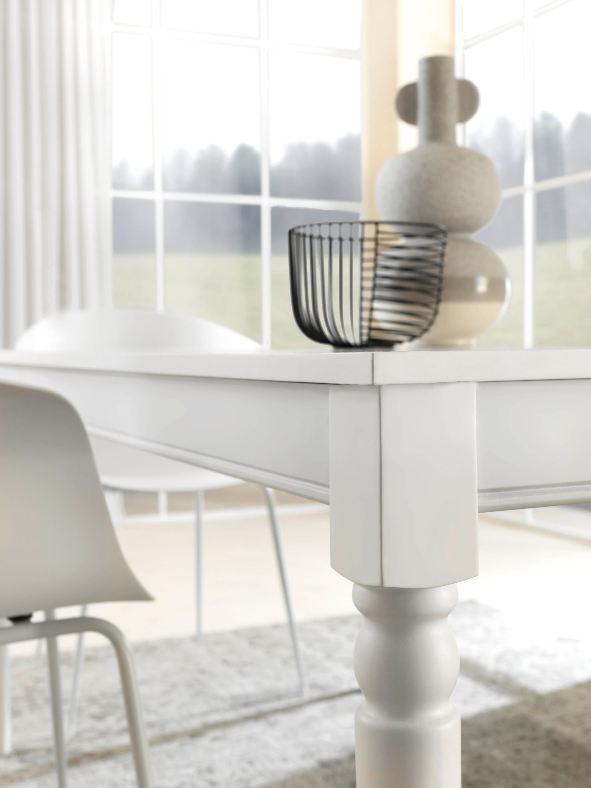 Tavolo allungabile BRISTOL bianco - 6