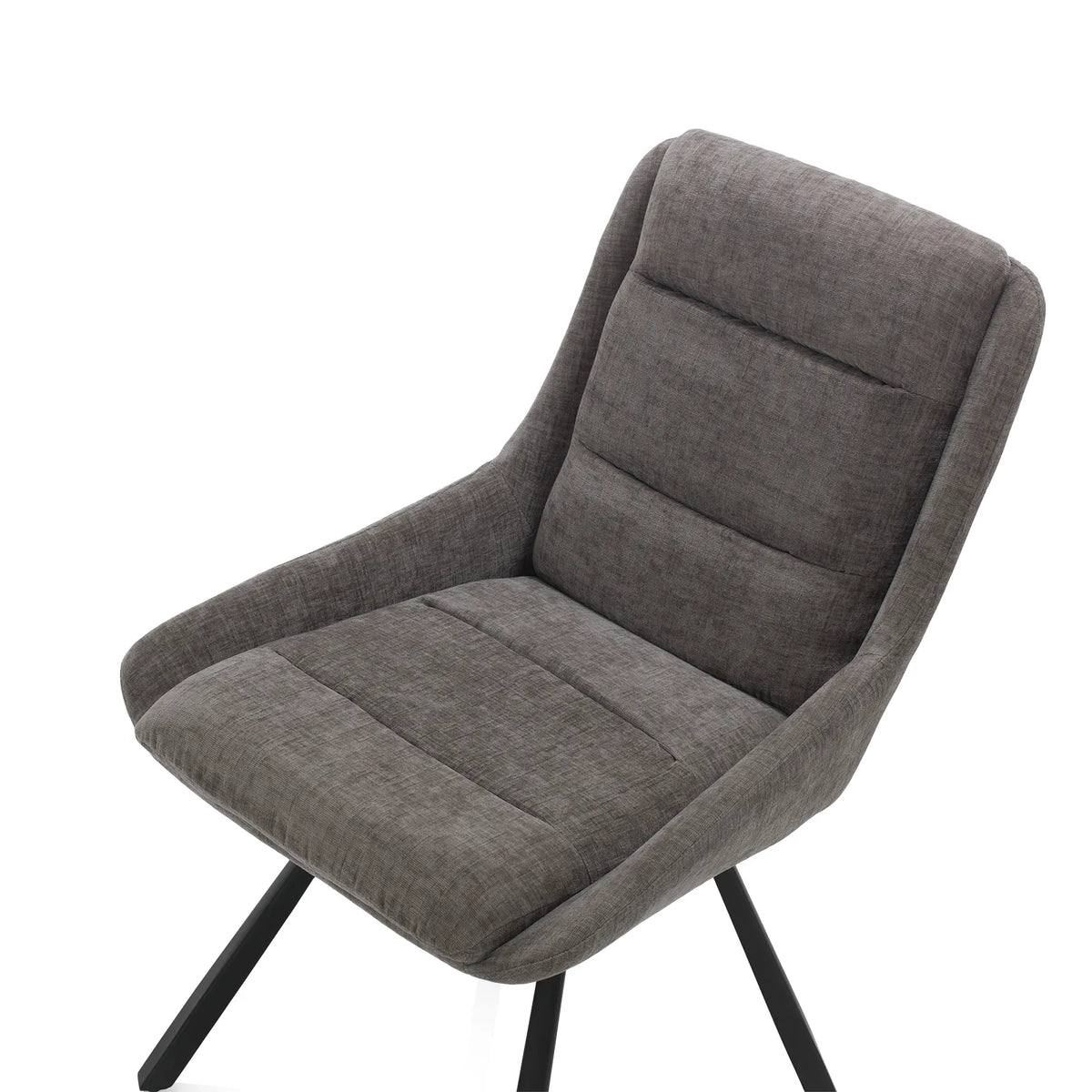 Set of 2 BEERTA Chairs Dark Grey
