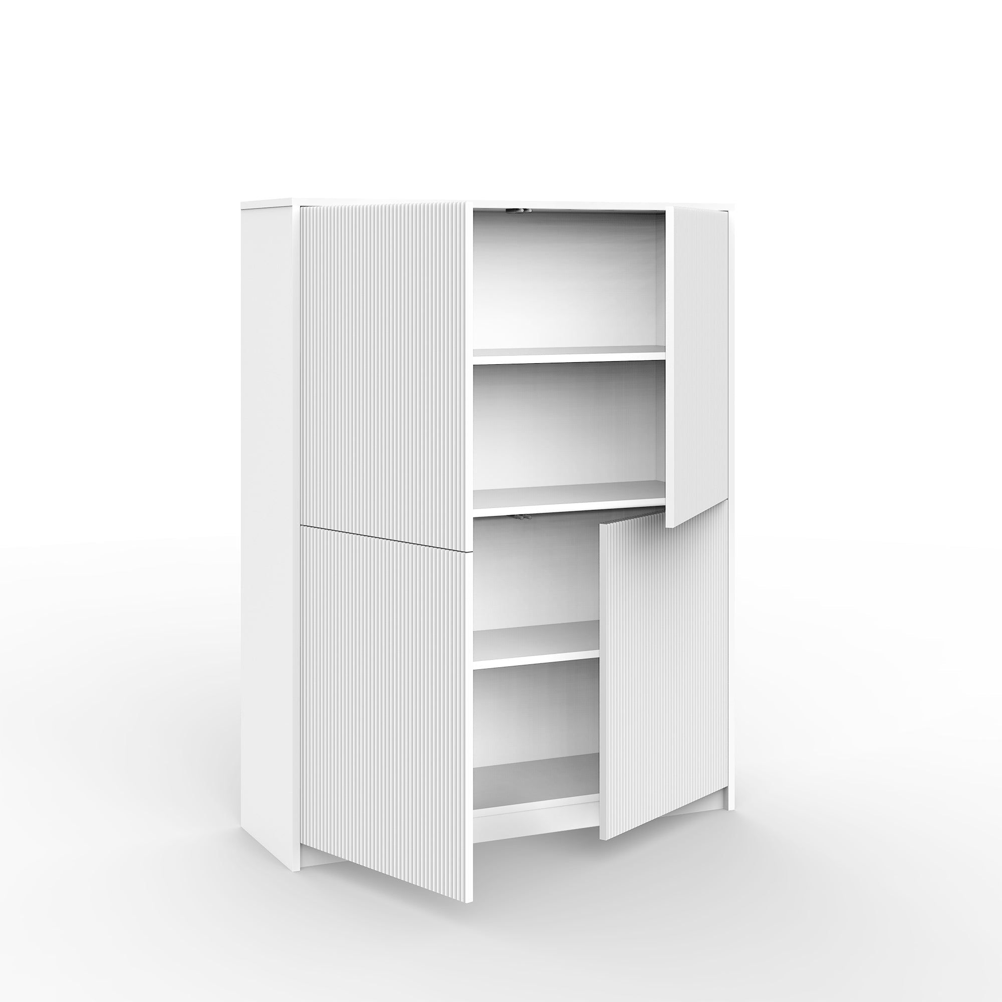 Credenza alta LULLABY bianco - 4