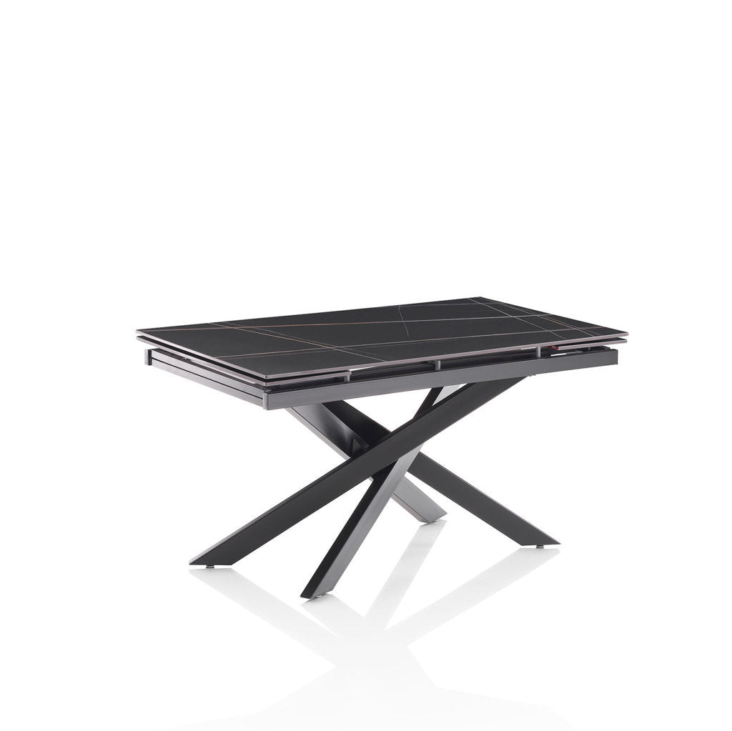 Tavolo allungabile ORLANDO ceramica nero