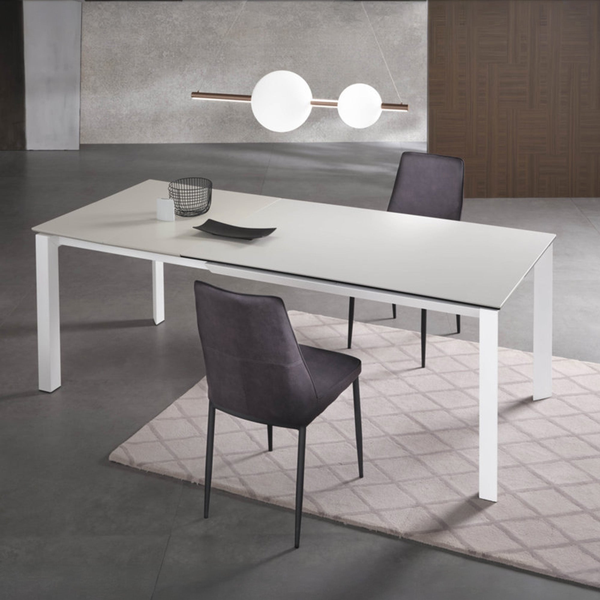 Tavolo allungabile MYERS | Ceramica bianco