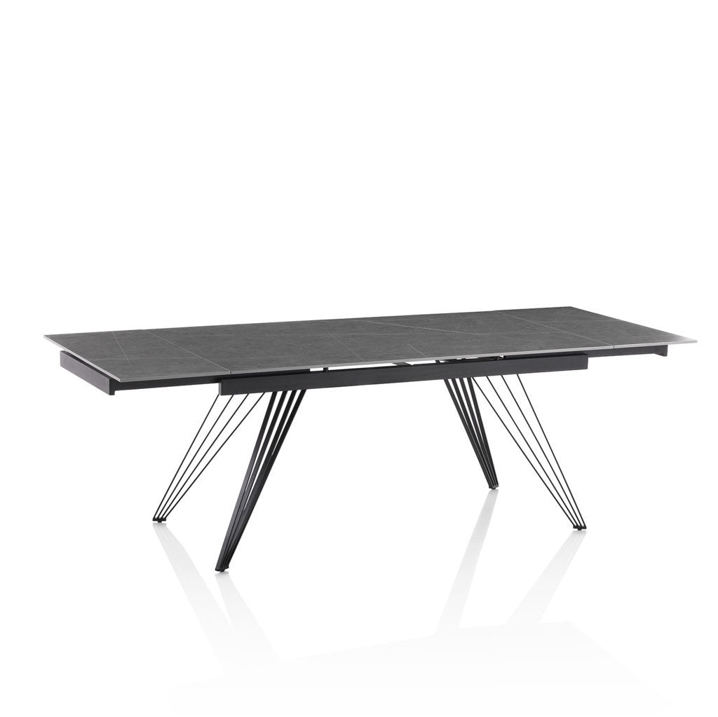 Tavolo allungabile ADAMS ceramica grigio - 2