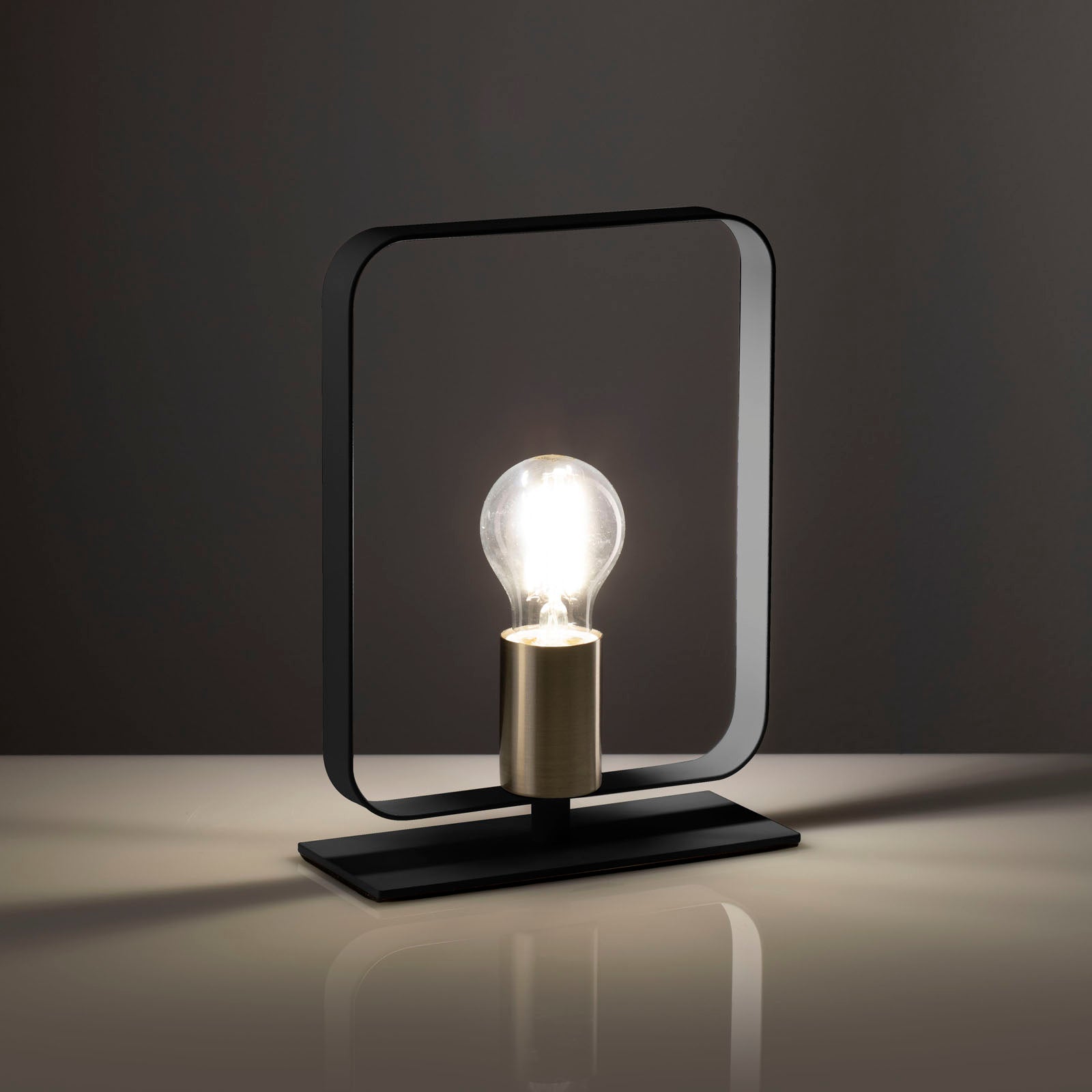 KOS schwarze Tischlampe