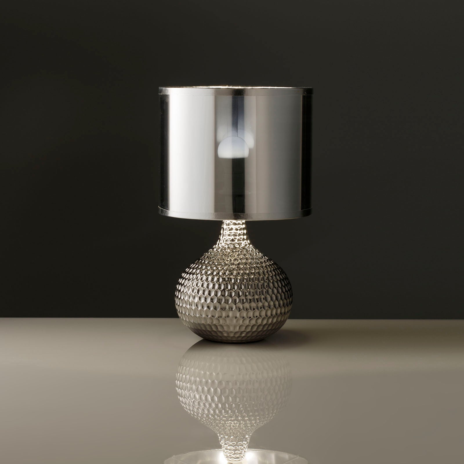 Lampada da tavolo AGEN argento - 2