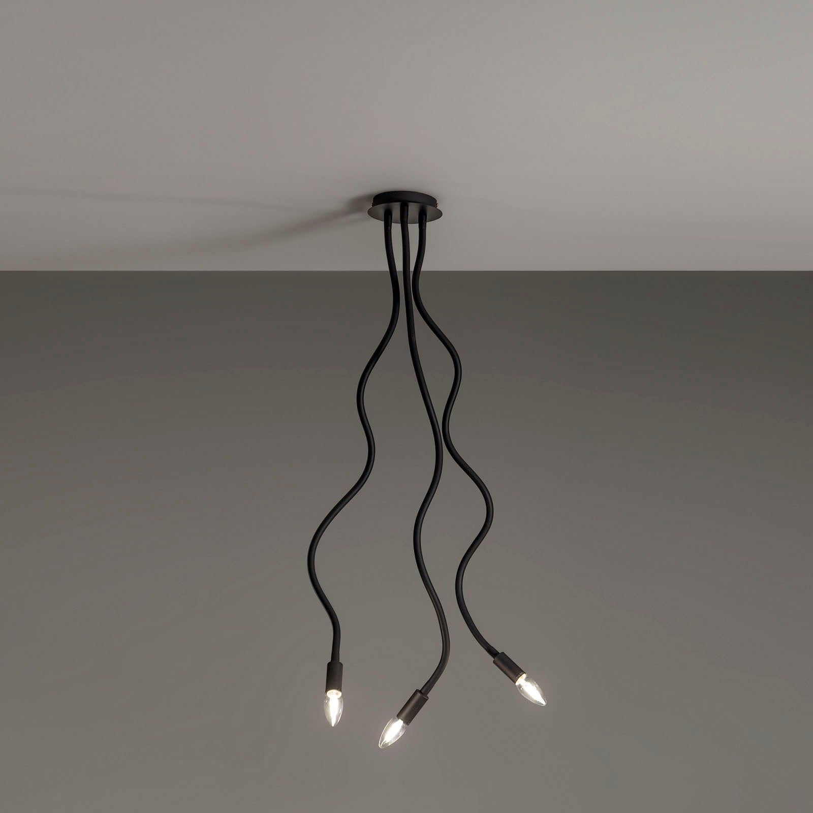 Lampadario SNAKE nero - 2