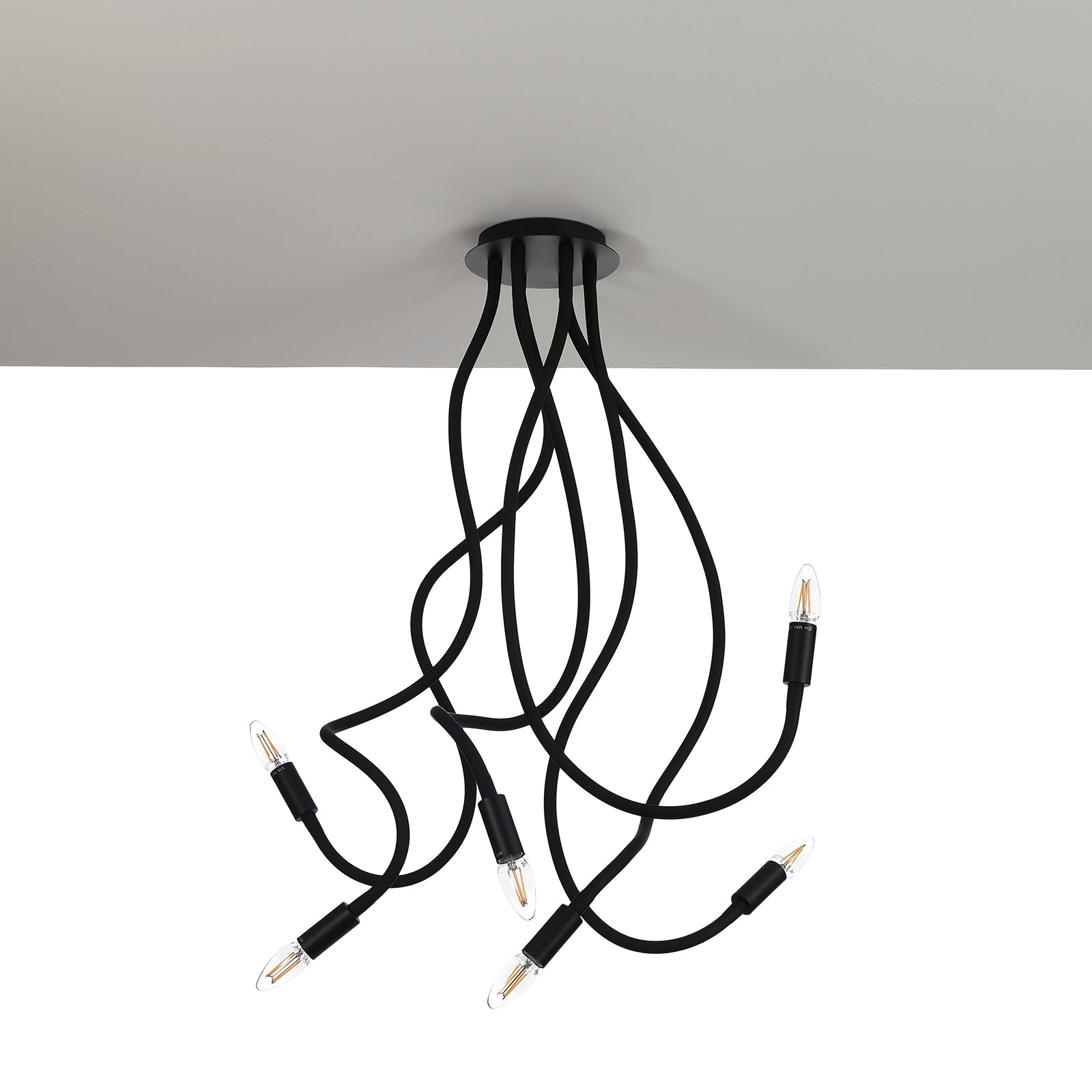 Lampadario SNAKE nero - 3