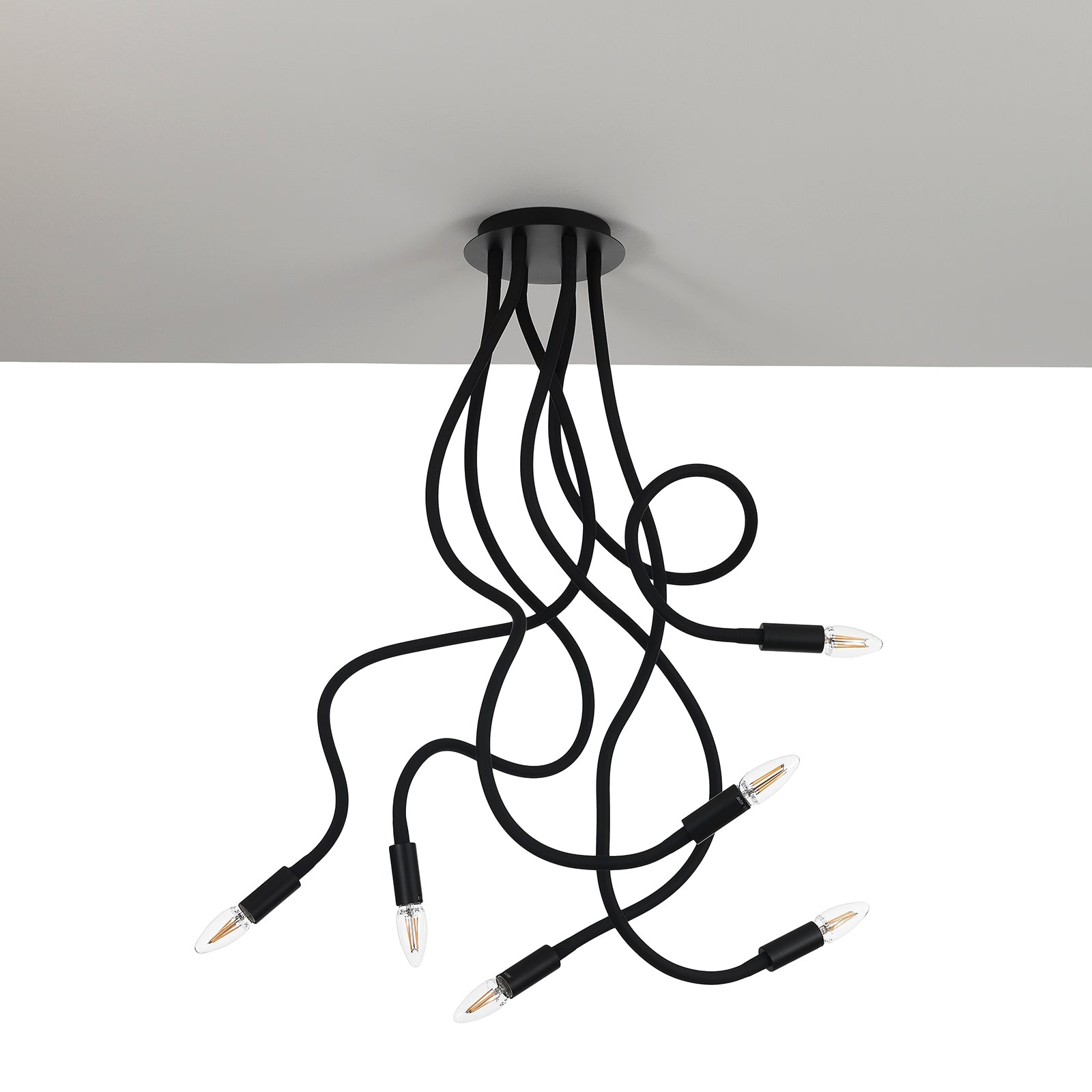 Lampadario SNAKE nero - 4