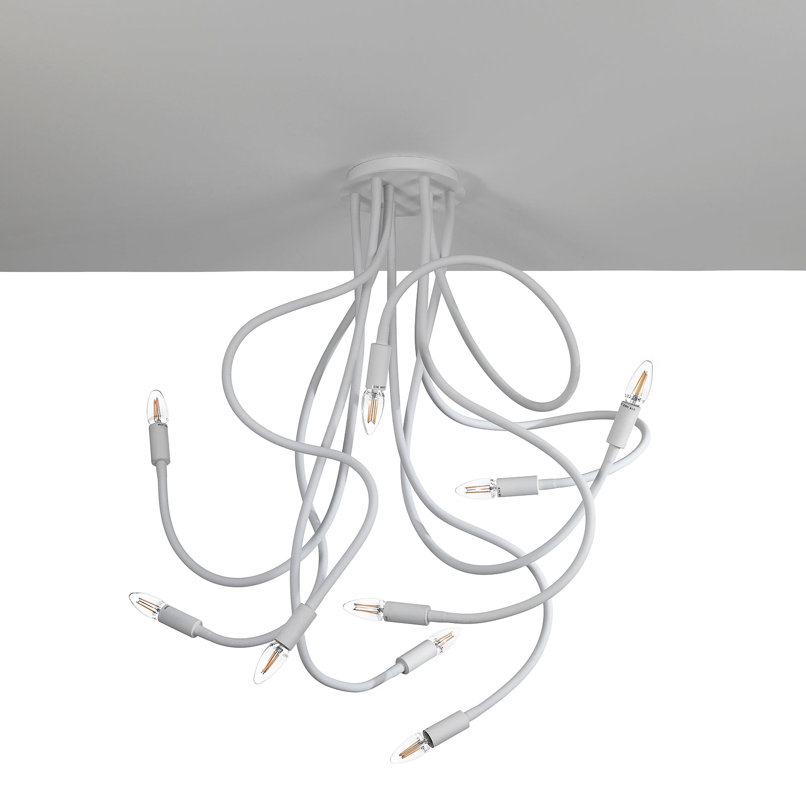 Lampadario SNAKE bianco