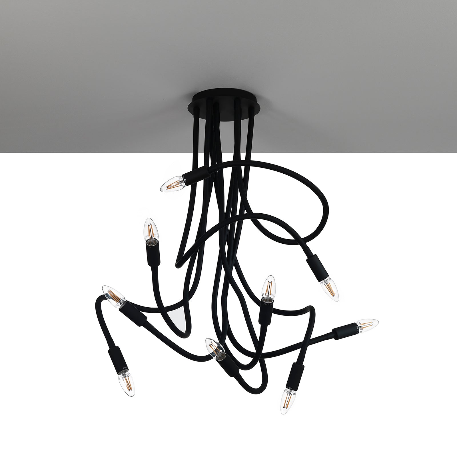 Lampadario SNAKE nero - 3