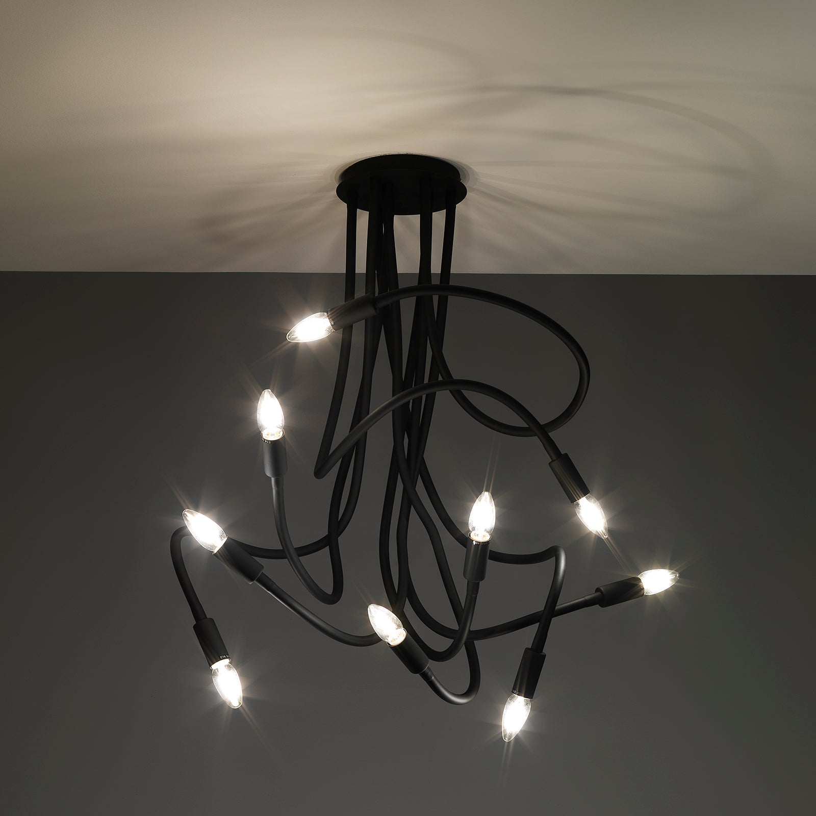 Lampadario SNAKE nero - 4