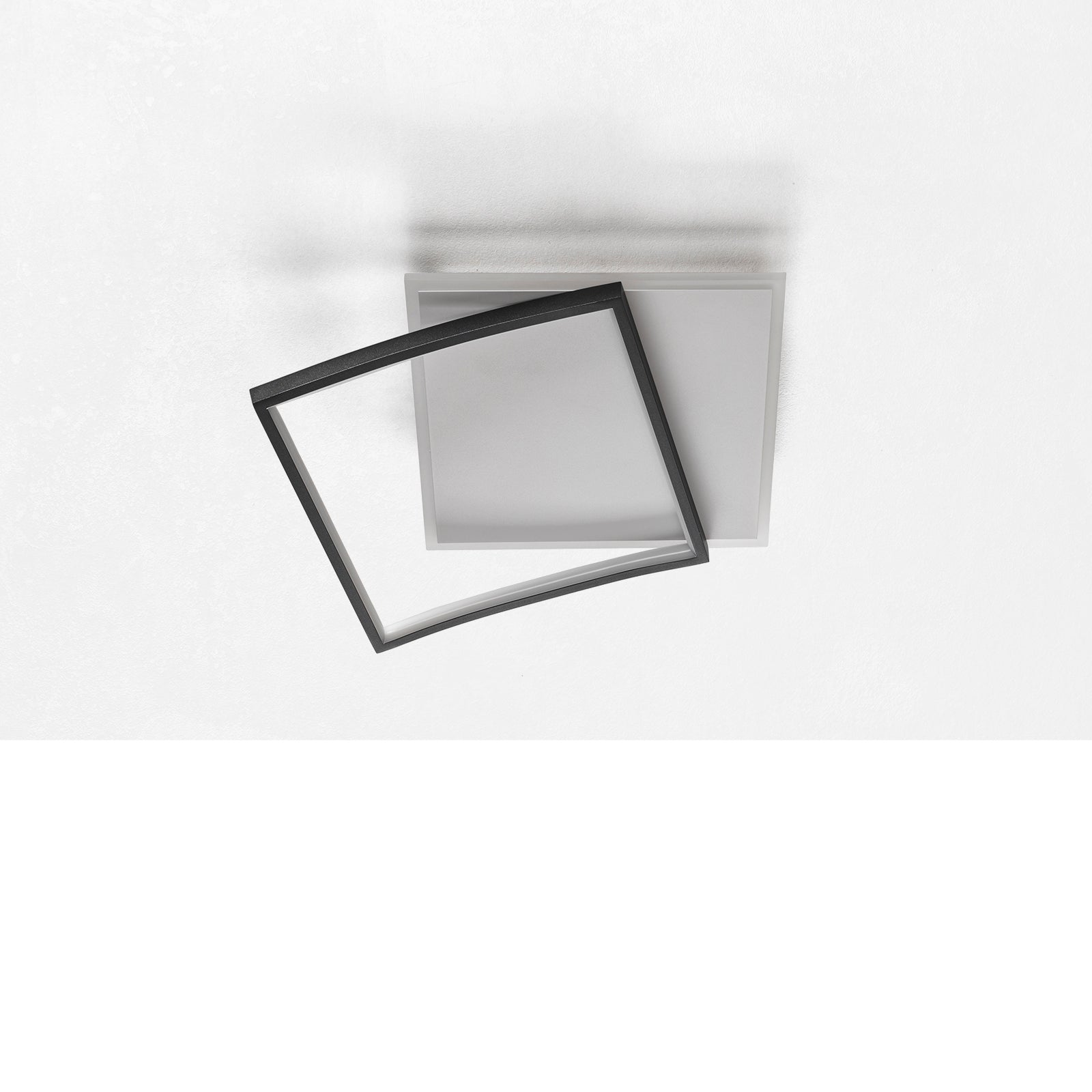 Plafoniera led ALBA nero