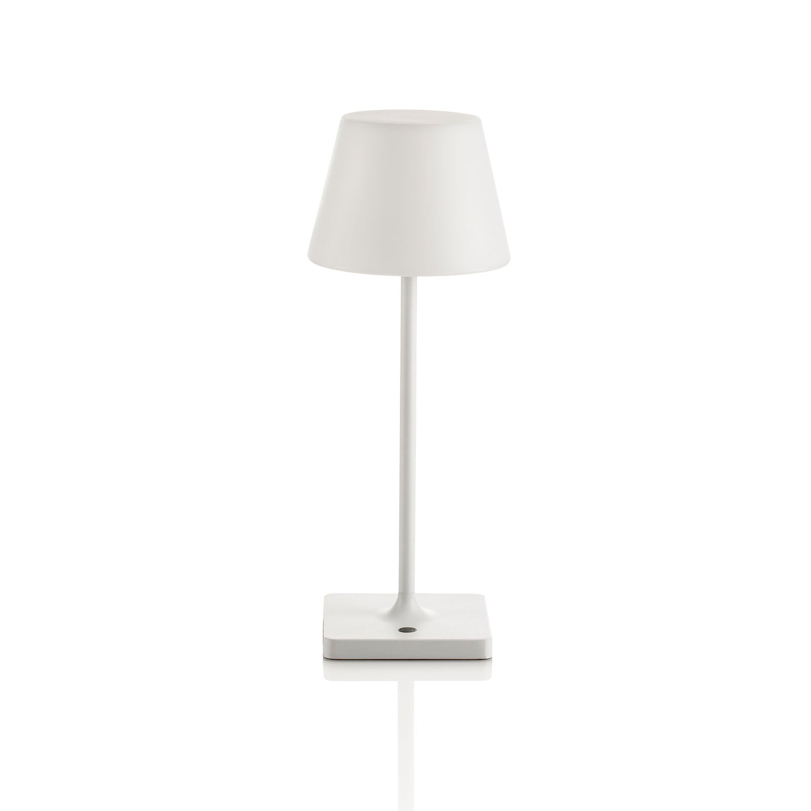 Lampada da tavolo ricaricabile SORRENTO bianco