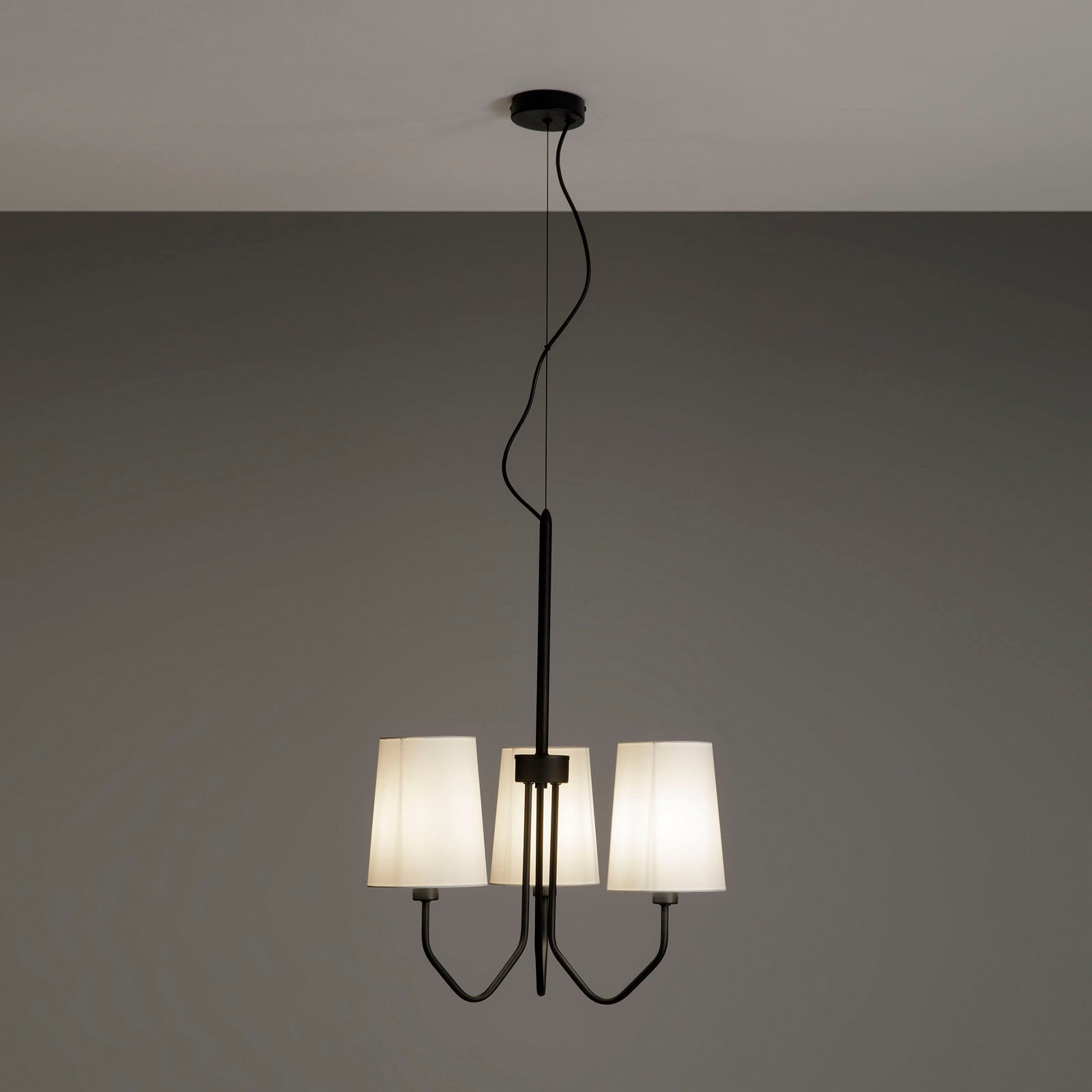 Lampadario 3L BERLINO nero - 2