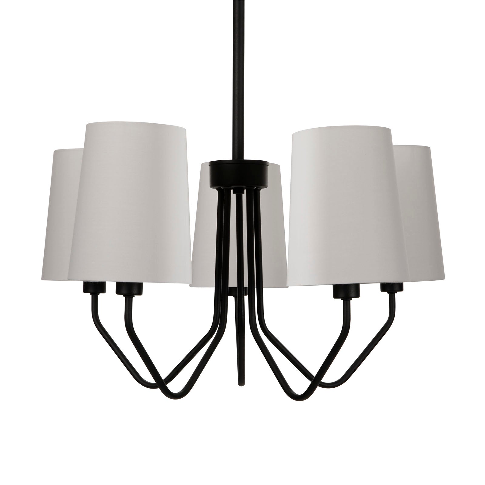 Lampadario 5L BERLINO nero - 3