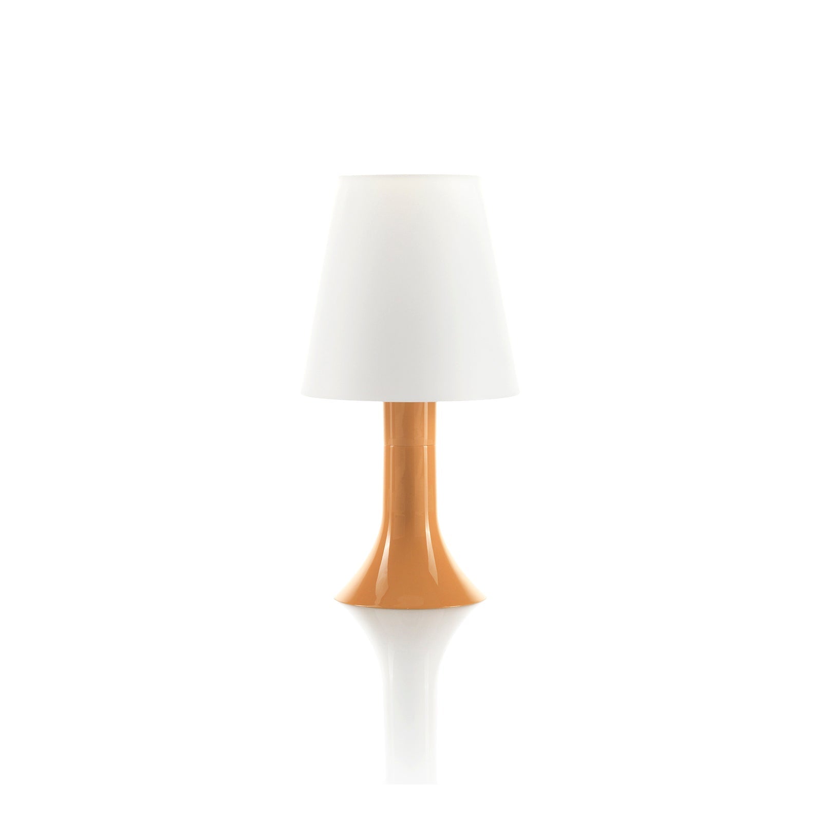 Taubengraue Tischlampe