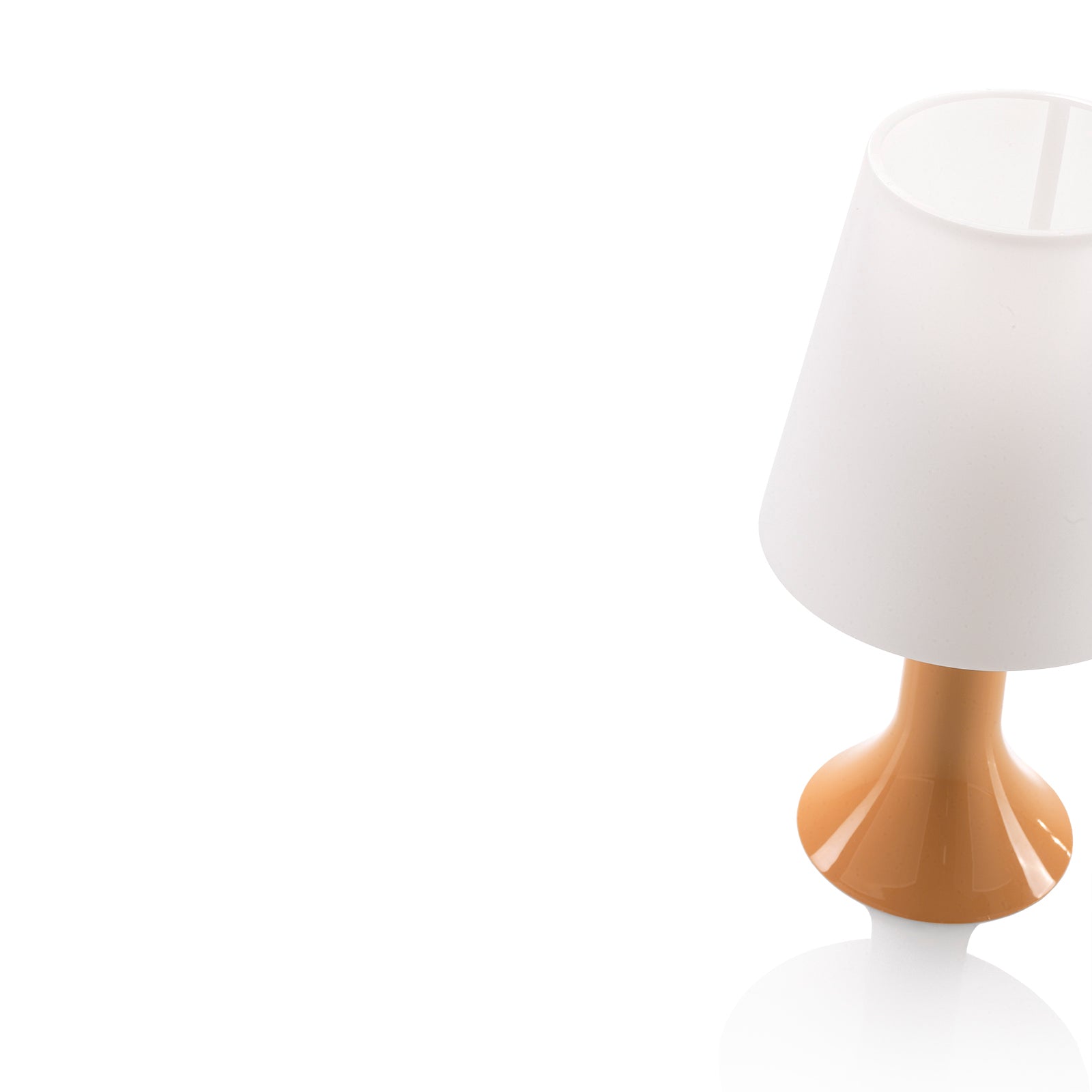 Taubengraue Tischlampe