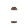 Rechargeable table lamp KRIO corten