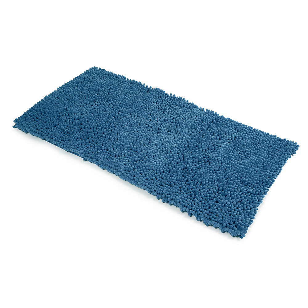 Tappeto da bagno SOFT blu