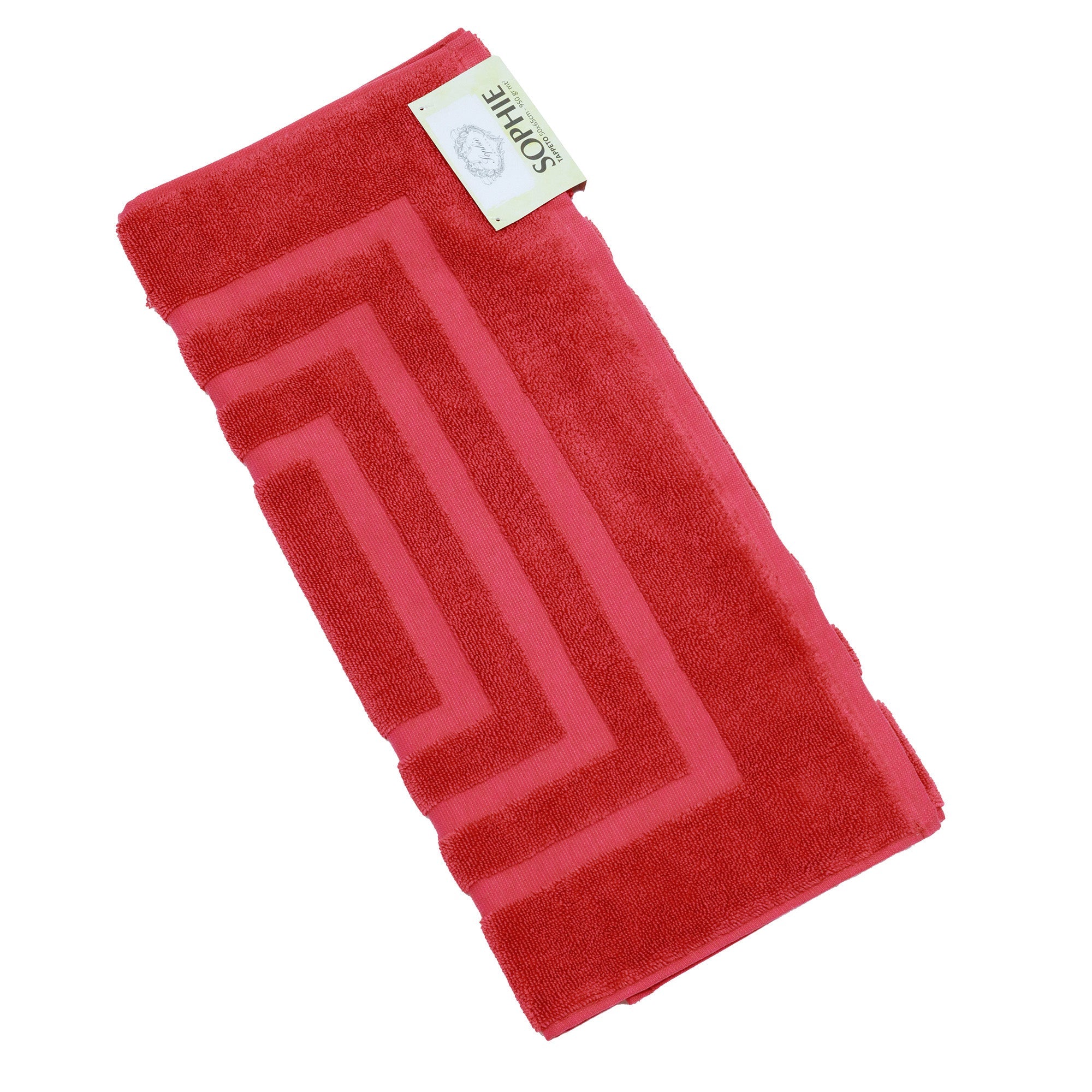 Tappeto da bagno SOPHIE rosso - 3