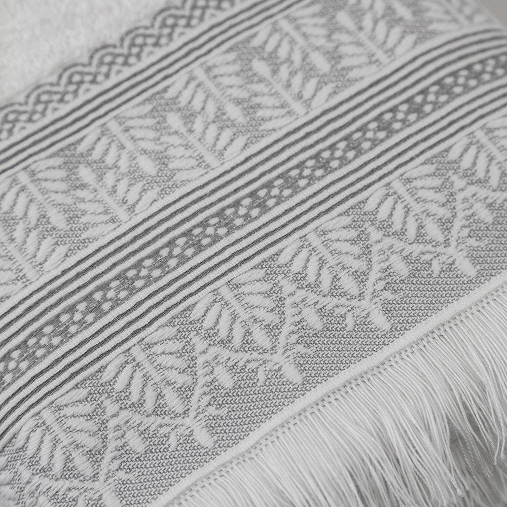 Set asciugamani 1+1 MENDHI bianco - 2